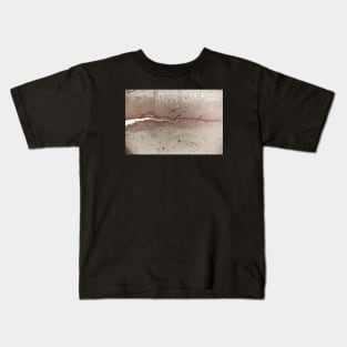 Deep Concrete Wall Crack From Water Leakage Kids T-Shirt